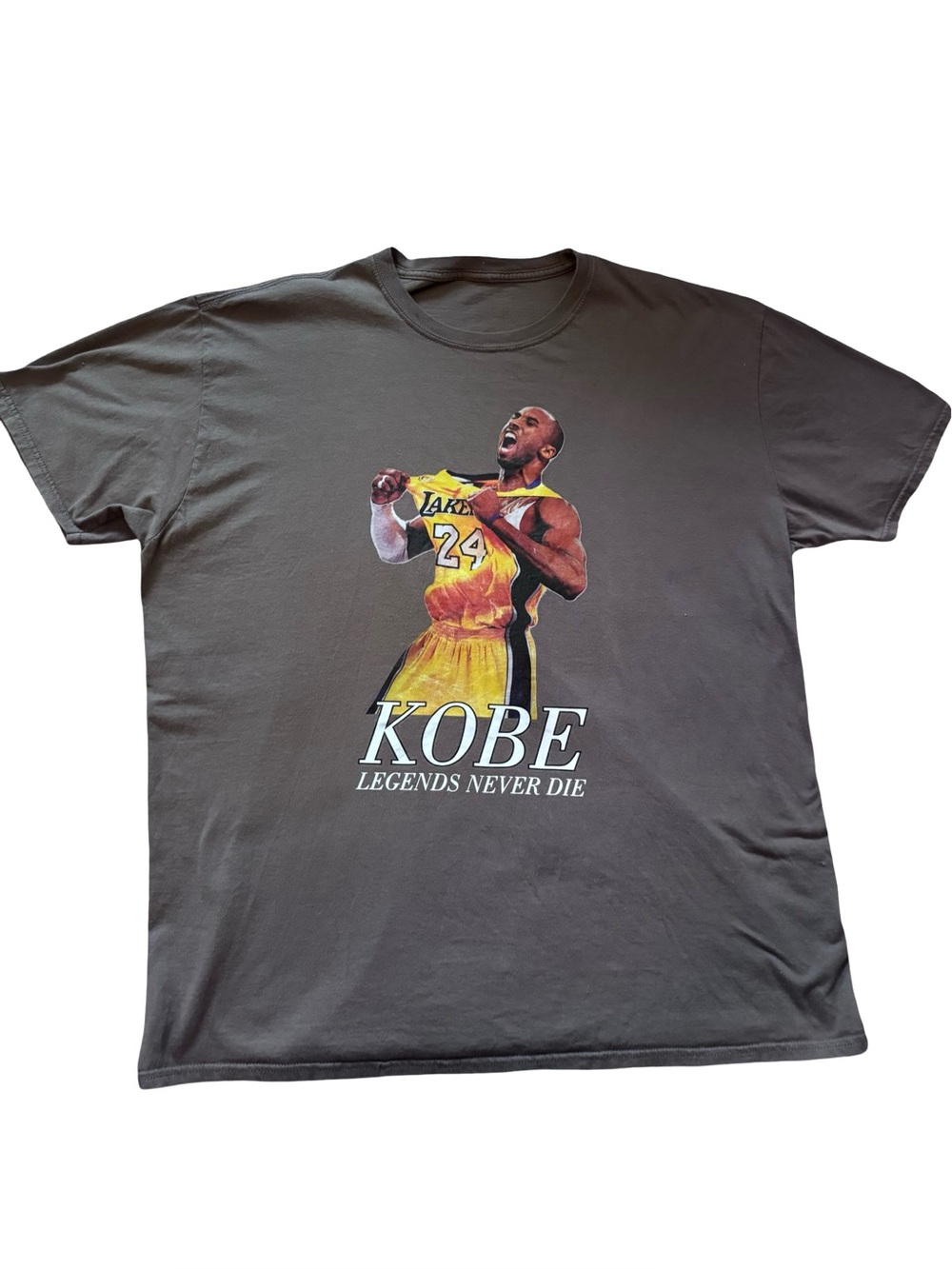 Men's Kobe Legends Never Die Graphic T‑Shirt - Charcoal size XL